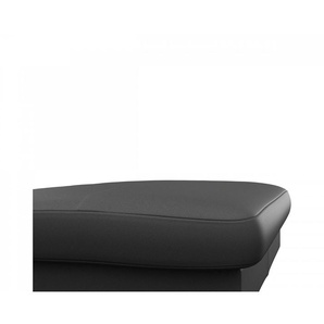 FLEXLUX Pouf Glow Sitzhocker, Polsterhocker, Hocker mit Stauraum, Fuß schwarz