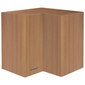 FlexWell Eckoberschrank, Buche, Kunststoff, 1 Fächer, einzeln stellbar, 60x54x32 cm, Made in Germany, individuell planbar, Zusatzausstattung erhältlich, hängend, Küchen, Küchenmöbel, Küchenschränke, Küchenoberschränke