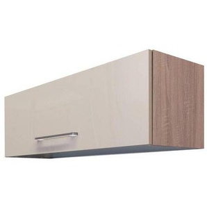 FlexWell Küchenoberschrank, Sonoma Eiche, Kaschmir, Metall, 100x32x32 cm, Made in Germany, Zusatzausstattung erhältlich, hängend, Küchen, Küchenmöbel, Küchenschränke, Küchenoberschränke