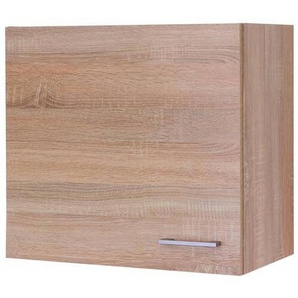 FlexWell Küchenoberschrank, Weiß, Sonoma Eiche, Kunststoff, 1 Fächer, einzeln stellbar, 60x54.8x32 cm, Made in Germany, individuell planbar, Zusatzausstattung erhältlich, hängend, Küchen, Küchenmöbel, Küchenschränke, Küchenoberschränke