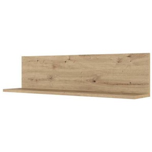 FlexWell Wandboard, Eiche Artisan, Holzwerkstoff, 100x22.8x18.6 cm, Made in Germany, Wohnzimmer, Regale, Wandboards