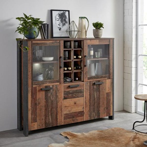 FORTE Highboard, Breite 151 cm