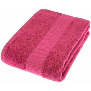 Frottee Badetuch 100% Baumwolle pink - Homescapes