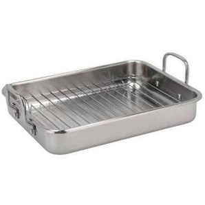 Funktion Baking dish with grid Endurance 35 x 26 x 6 cm Stainless steel