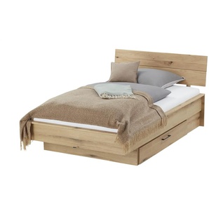 Funktionsbett - holzfarben - Materialmix - 132 cm - 89 cm - 215 cm | Möbel Kraft