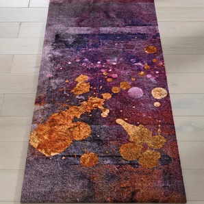 Fußmatte Teppiche Gr. B/L: 60 cm x 180 cm, 7 mm, 1 St., lila (lila, bedruckt) Fußmatten gemustert