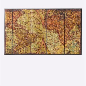 Fußmatte Teppiche Gr. B/L: 60 cm x 180 cm, 7 mm, 1 St., orange (terra, gemustert) Fußmatten gemustert