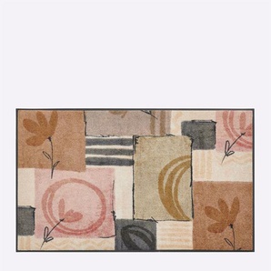 Fußmatte Teppiche Gr. B/L: 75 cm x 190 cm, 7 mm, 1 St., rosa (natur, rosé) Fußmatten gemustert