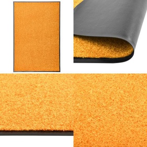 Vidaxl - Fußmatte Waschbar Orange 60x90 cm - Fußmatte - Fußmatten - Home & Living - Orange