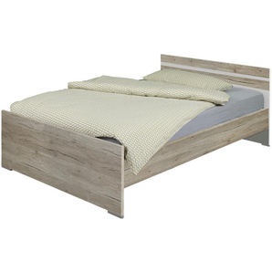 Futonbett - holzfarben - Materialmix - 146 cm - 72 cm - 204 cm | Möbel Kraft