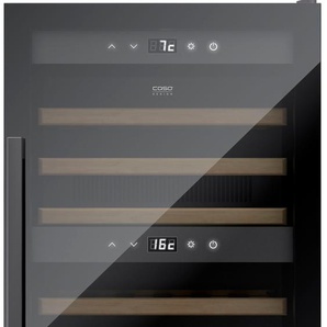 CASO Weinkühlschrank 726 WineExclusive 66 Smart, G (A-G), schwarz, B:60cm H:103,5cm T:63,5cm, Weinkühlschränke