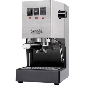 GAGGIA Espressomaschine Classic Evo Stainless Steel Kaffeemaschinen Siebträger grau (edelstahl) Espressomaschine
