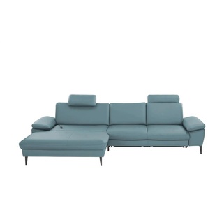 Gallery M Ecksofa  Diana ¦ blau ¦ Maße (cm): B: 298 H: 86 T: 181