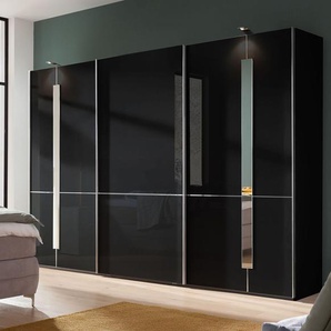 GALLERY M Schwebetüren-Kleiderschrank IMOLA W Graphit, schwarz, 4-türig - Breite 400  cm - ohne Zierspiegel