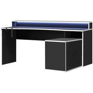 Gamingtisch Fulda | schwarz | 200 cm | 91,1 cm | 125,4 cm |