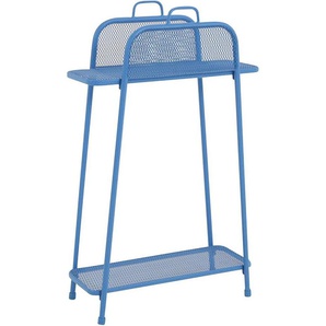 Garden Pleasure Regal Shelfo, Metall, 65,5x27x105,5 cm, blau