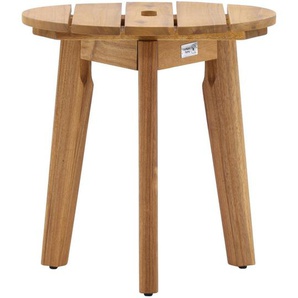 Gardenson Gartenbeistelltisch, Akazie, Holz, Akazie, eckig, 40x42x40 cm, Gartenmöbel, Gartentische, Beistelltische outdoor