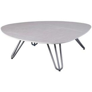 Gardenson Loungetisch, Grau, Metall, 110x31.5x88 cm, Loungemöbel, Loungetische