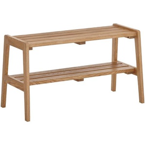 Xxxl Garderobenbank Bantry, Eiche, Holz, Eiche, massiv, 2-Sitzer, 80x45x36 cm, Garderobe, Garderobenbänke