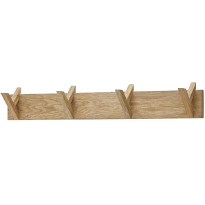 Garderobenleiste - holzfarben - Massivholz - 80 cm - 13 cm - 12 cm | Möbel Kraft