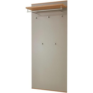 Xxxl Garderobenpaneel, Taupe, Eiche, Holz, Holzwerkstoff, Eiche, furniert, 80x183x27 cm, Goldenes M, Made in Germany, DGM-Klimapakt, Aufhängemöglichkeit, Garderobe, Garderobenpaneele, Garderobenpaneele