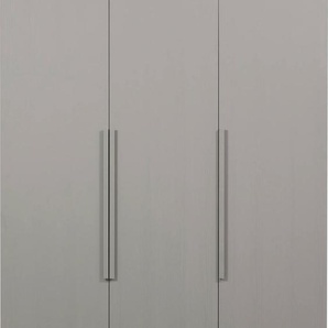 Garderobenschrank WOOOD Rens Schränke Gr. B/H/T: 165cm x 210cm x 58cm, grau