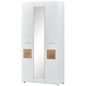 Garderobenschrank  Cortina ¦ weiß ¦ Maße (cm): B: 99 H: 203 T: 40