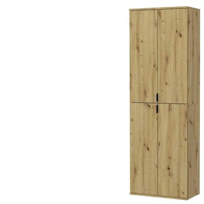 Garderobenschrank ¦ holzfarben ¦ Maße (cm): B: 61 H: 193