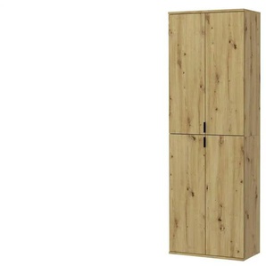 Garderobenschrank - holzfarben - Materialmix - 61 cm - 193 cm | Möbel Kraft