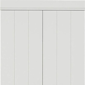 Garderobenschrank WOOOD Connect Schränke Gr. B/H/T: 77cm x 175cm x 56cm, weiß mit zwei Türen