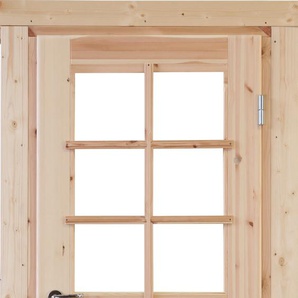 Gartenhaustür WOLFF Finn XL 58 Türen Gr. 208 cm, 83 cm, beige (natur) Türen BxH: 83,5x208 cm