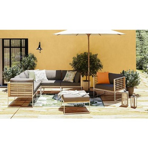 Gartensessel 83 x 74 x 70cm Braun/Grau