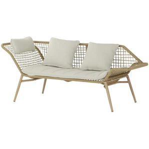 Gartensofa  Charlie ¦ braun ¦ Maße (cm): B: 178 H: 73 T: 72