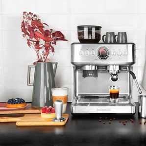 GASTROBACK Espressomaschine 42626 Design Espresso Advanced Duo Kaffeemaschinen Siebträger silberfarben Espressomaschine