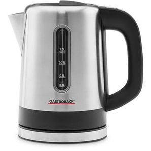 Gastroback Wasserkocher Design 42445 electric kettle - Grau Metall - 1000 W