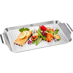 Gefu Grillpfanne BBQ 43 x 25 cm silberfarben