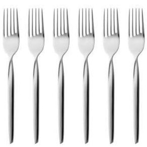 Gense Cake fork Twist 16 cm 6 pieces Glossy steel