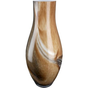 GILDE Tischvase Draga, Höhe ca. 40 cm (1 St), dekorative Vase aus Glas, Blumenvase