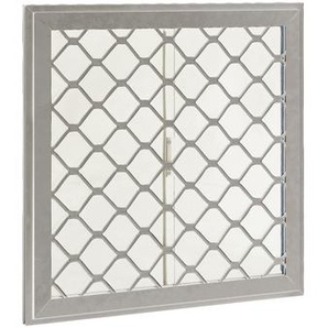 Globel Seitenfenster für Gerätehäuser silber-metallic 62 x 62 cm