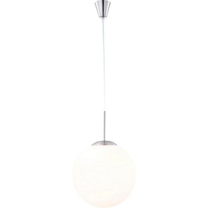 Globo Hängeleuchte Balla, Opal, Nickel, Metall, Glas, 180 cm, Lampen & Leuchten, Innenbeleuchtung, Hängelampen, Esstischlampen