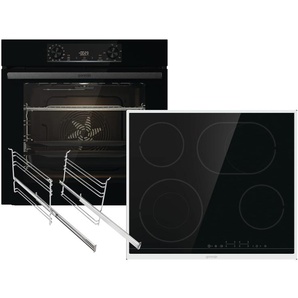 Gorenje Black Pepper Set SCB - Backofen BOS6737E13BG + Glaskeramikkochfeld ECT643BX autark