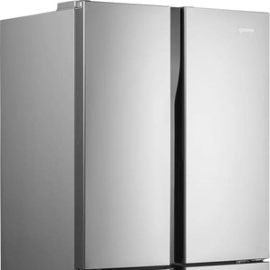 GORENJE Multi Door NRM8182MX, E (A-G), silber (edelstahl), B:79,4cm H:181,6cm T:64,3cm, Kühlschränke