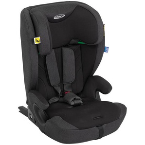 Graco Kinderautositz Energi i-Size R129, Schwarz, Dunkelgrau, Textil, 50.6x83.1x46.9 cm, ECE R 129 i-Size, 5-Punkt-Gurtsystem, abnehmbarer und waschbarer Bezug, Gurtlängenverstellung, höhenverstellbare Kopfstütze, integriertes Gurtsystem, optimaler