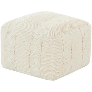 Gray & Jones Sitzpouf  Cap Ferrat ¦ beige ¦ Maße (cm): B: 50 H: 35