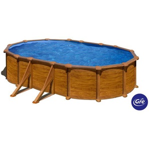 Gre Pool-Set 2024, Braun, Metall, 300x132x500 cm, Freizeit, Pools und Wasserspaß, Pools, Aufstellpools