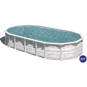 Gre Pool-Set 2024, Weiß, Metall, 375x132x730 cm, Freizeit, Pools und Wasserspaß, Pools, Aufstellpools