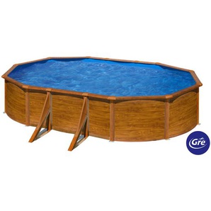 Gre Pool-Set 2024, Braun, Metall, 300x120x500 cm, Freizeit, Pools und Wasserspaß, Pools, Aufstellpools