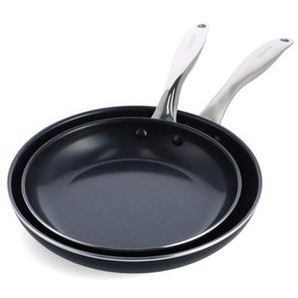 GreenPan Royal Black 2-Teiliges Set mit keramischer Antihaftbeschichtung 24cm & 28cm