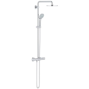 Grohe Duschsystem Euphoria, Höhe 113,2 cm, 3 Strahlart(en), Packung, mit langlebieger und scheinender Oberfläche