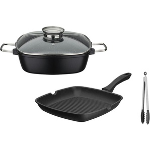 GSW Gourmet Granit Grillmeister Topf-Set 4-teilig